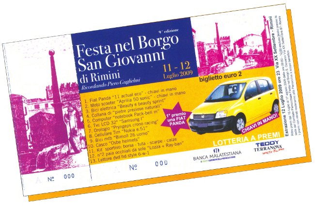 Lotteria della Festa nel Borgo s.Giovanni