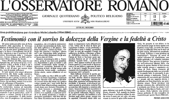 L'OSSERVATORE ROMANO -